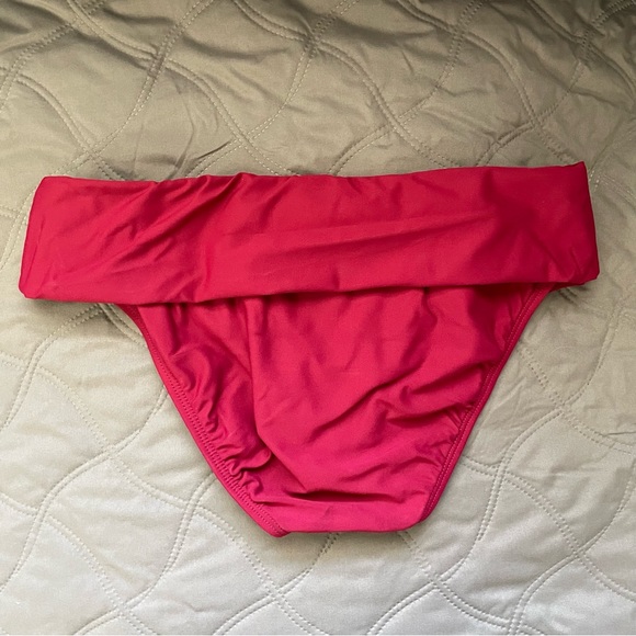 NEXT Good Karma Banded Retro Bikini Bottom (Red, Medium) - Picture 2 of 6